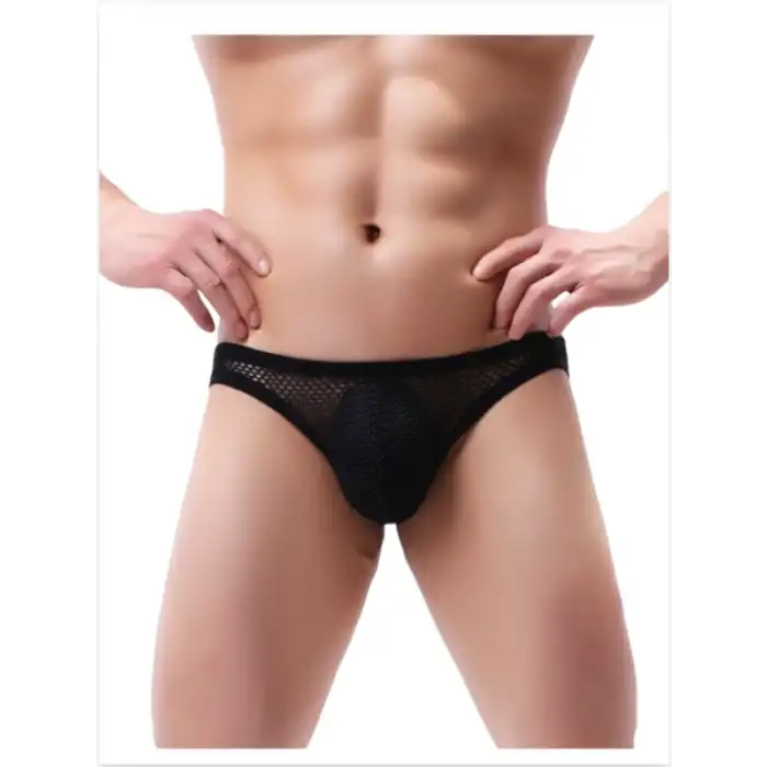 Tegan Fantezi Arkası Açık Seksi File Erkek Kilot ( PEDSİZ ) TG2710130