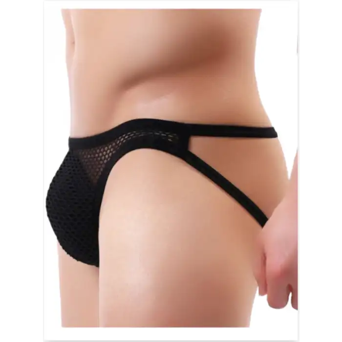 Tegan Fantezi Arkası Açık Seksi File Erkek Kilot ( PEDSİZ ) TG2710130