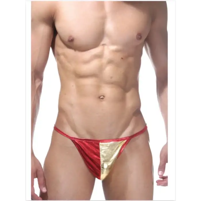Tegan Fantezi Galatasaraylı  Sarı Kırmızı Seksi Erkek Stirng - Tanga  TG274591