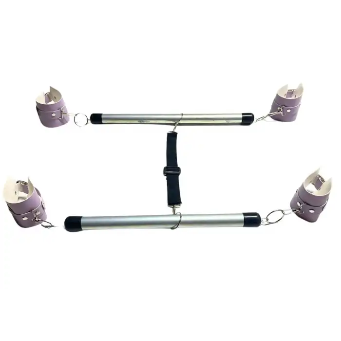 Tegan Fantezi Lila Deri Seksi  Borulu Yatak Kelepçesi TG275384