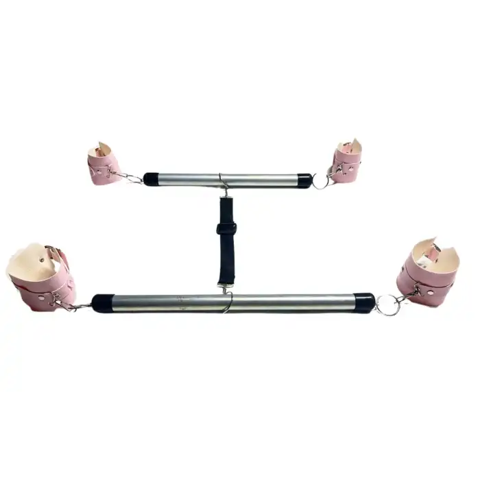 Tegan Fantezi Pembe Deri Seksi Borulu Yatak Kelepçesi TG275383