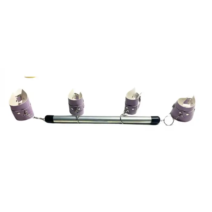 Tegan Fantezi Seksi Deri Borulu Lila El Ayak Kelepçesi TG275381