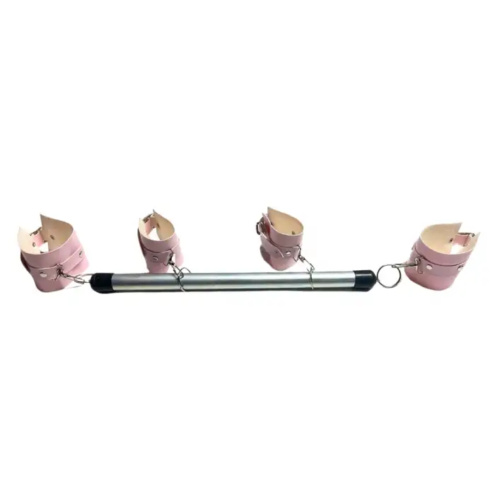 Tegan Fantezi Seksi Deri Borulu Pembe El Ayak Kelepçesi TG275380