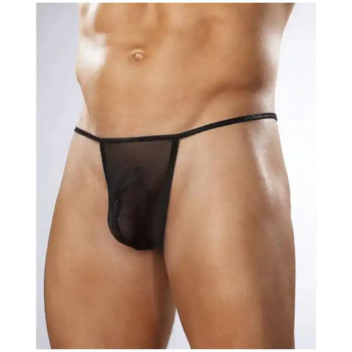 Tegan Fantezi Transparan Seksi Tül  Erkek String TG274600