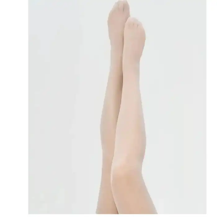 Tegan Kadın Beyaz Düz Jartiyer Çorabı TG270435