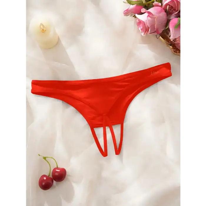 Tegan Kadın Kırmızı Ağ bölgesi Açık Külot TG270059