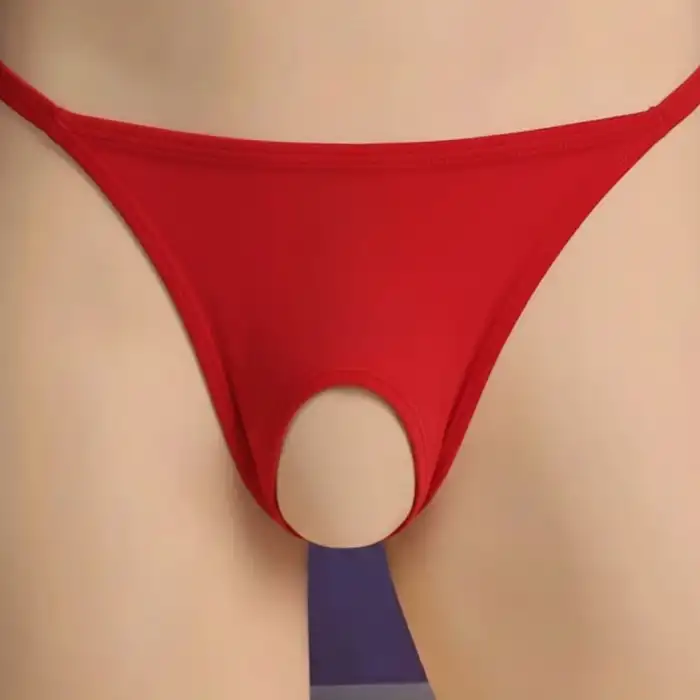 Tegan Kırmızı Özel Bölgesi Açık Kadın String TG270057