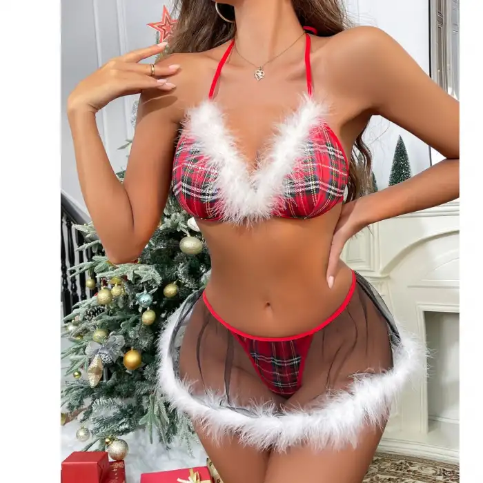 Tegan Seksi Transparan Etekli Yılbaşı Kostümü TG279301