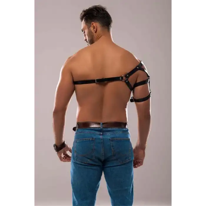 Tek Omuz Erkek Harness, Erkek Göğüs ve Omuz Harness - APFTM136