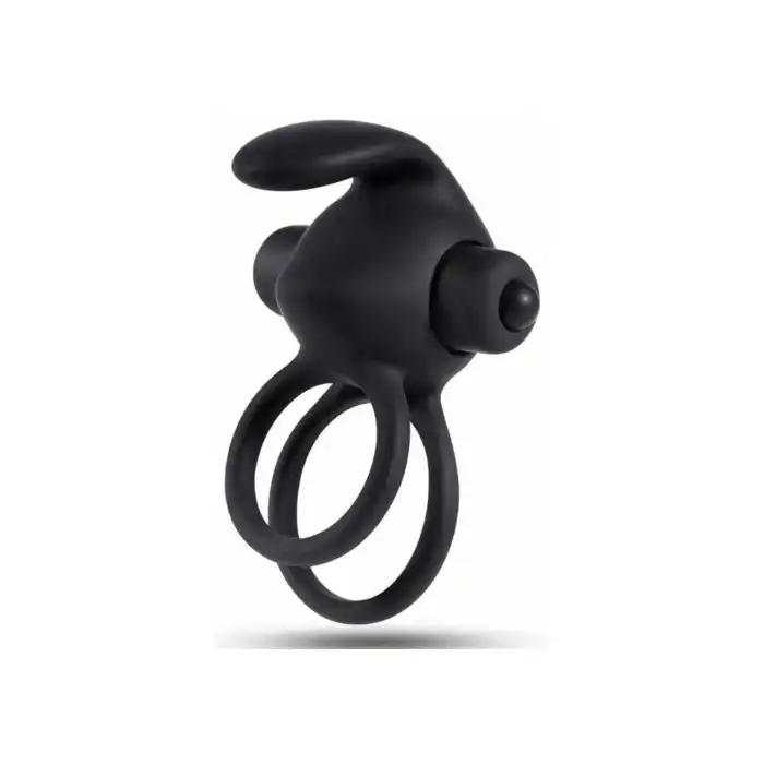 Titreşimli Rabbit Penis Halkası Siyah