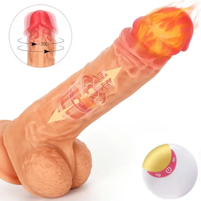 Uzaktan Kumandalı Hareketli Dildo Vibratör