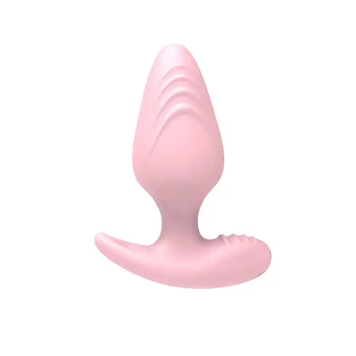 Uzaktan Kumandalı Şarjlı Titreşimli Anal Plug Pembe (10,49 cm)
