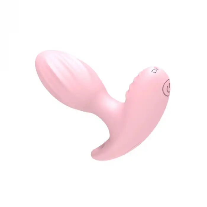 Uzaktan Kumandalı Şarjlı Titreşimli Anal Plug Pembe (8,48 cm)