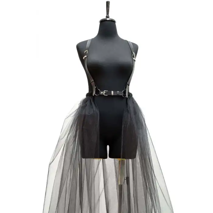 Uzun Tülü Harness Etek