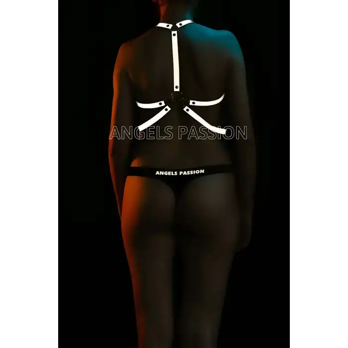 V-Log Elbise Aksesuarları Beyaz Reflektörlü Harness - APFT108