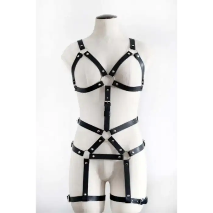 Vücut Saran Siyah Fantazi Giyim - APFT750