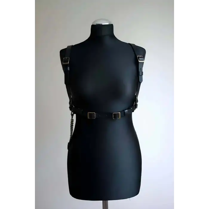 Zincir Detaylı Şık Tarz Kemer, Omuz ve Sırt Kemer - APFT908