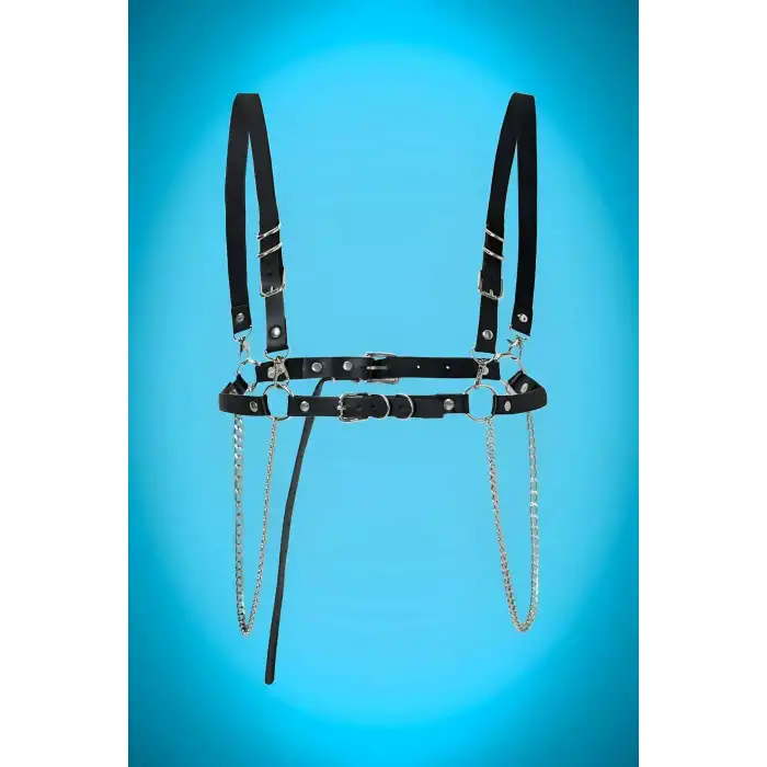 Zincir ve Halka Detaylı Elbise Üzeri Kemer - APFT810