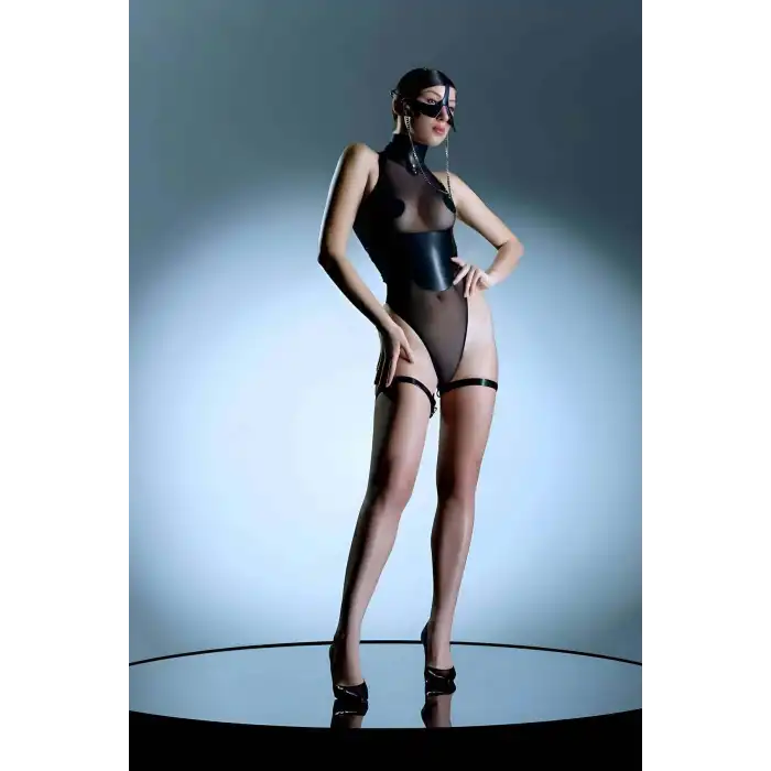 Zincirli Maske Detaylı Şık Korse Kemer, Şık Deri Kemer - APFT1136