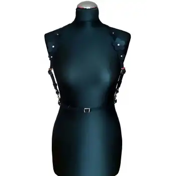 Çiçek Detaylı Çık Göğüs Harness - APFT906