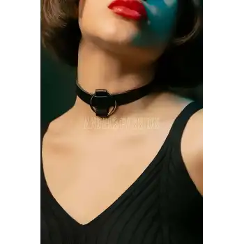 Deri Choker, Deri Kolye Tasma - APFT589