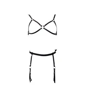 Deri Jartiyer Takım Harness - APFT228