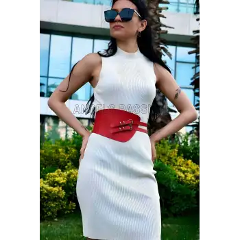 Deri Korse Kemer, Elbise Kemeri, T-Shirt Kemeri - APFT604