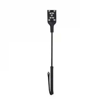 Deri Uçlu Fantezi Paddle Siyah