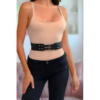 Elbise Kemeri, 2 Tokalı Şık Kadın Kemer - APFT1203