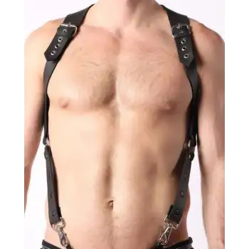 Erkek Deri Göğüs Harness - APFTM220