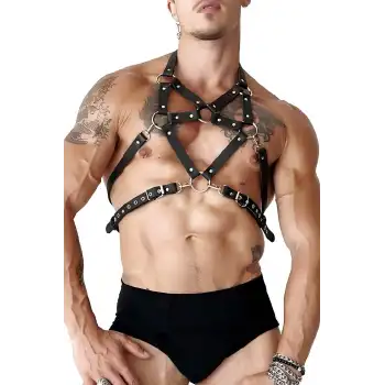 Erkek Deri Göğüs Harness,  Erkek Parti Aksesuarı - APFTM200
