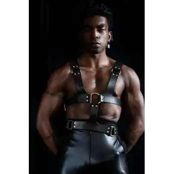 Erkek Deri Kemer, Şık Erkek Gömlek - T-Shirt Üzeri Kemer - APFTM119