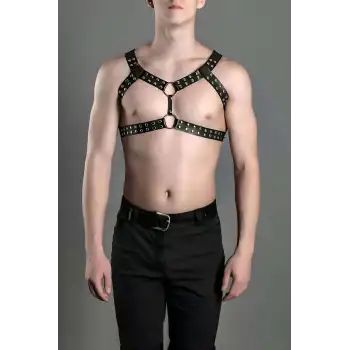 Erkek Fantazi Giyim, Deri Erkek Göğüs Kemeri, Şık Deri Aksesuar - APFTM103