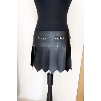 Erkek Gladyatör Deri Etek - APFTM88