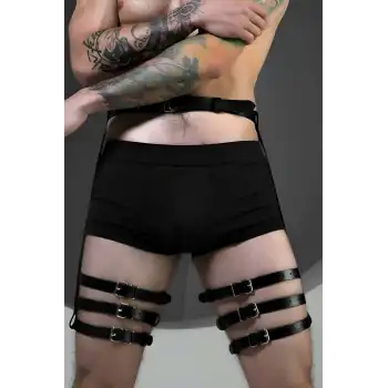 Erkek Jartiyer Harness, Seksi Erkek Fantezi Giyim - APFTM170