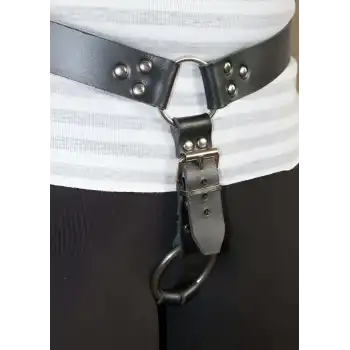 Erkek Özel Bölge Deri Harness - APFTM25