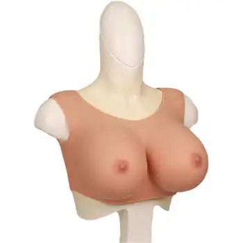 Giyilebilir Silikon Göğüs Sarışın En Büyük Boy G Cup