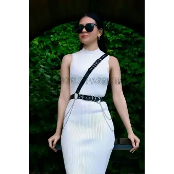 Gömlek, Elbise, T-Shirt Kemeri, Şık Deri Kemer - APFT813