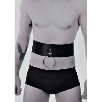 Halka Detaylı Seksi Erkek Göbek Harness - APFTM36