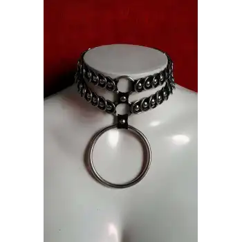 Lastik Choker - Lastik Tasma Harness - El Yapımı Lastik Choker - APFT573