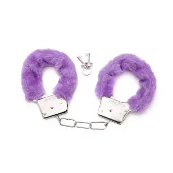 Peluşlu Metal Fantezi Kelepçe Mor