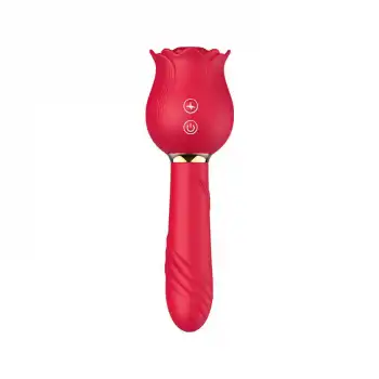 Pembe Tilki Gül Başlıklı Çift Taraflı Emiş Titreşim Vibratörü