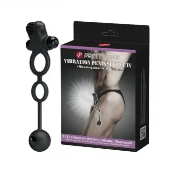 Pretty Love Vibrasyonlu Penis Halkası & Anal Uyarıcı Ağırlık