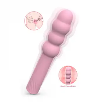 S-Hande East Pear Şarjlı 9 Modlu Gourd Shape Vibratör Pembe