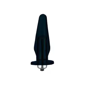 Şeffaf Silikon Anal Vibratör Siyah