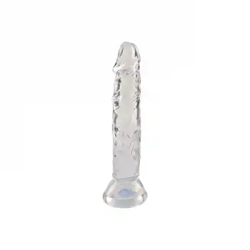 Şeffaf Silikon Gerçekçi Dildo 14cm
