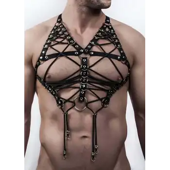 Seksi Erkek İç Giyim Lastik Harness - APFTM70