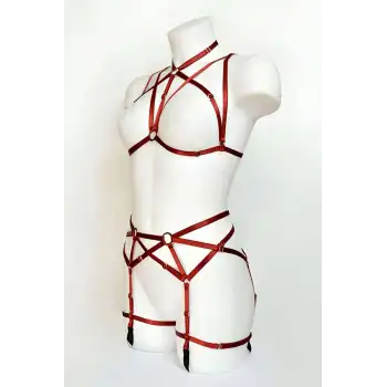 Seksi İç Çamaşırı Harness Takım - APFT161