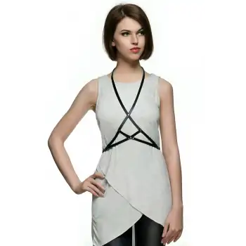 T-Shirt, Gömlek Üzeri Deri Aksesuar - APFT183