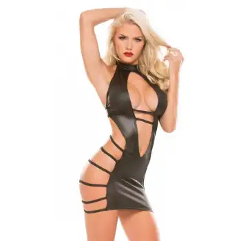 Tegan Fantazi Arkası Açık Lastikli Lame Gecelik  TG279120